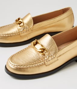 QUILT DJ OLD GOLD LEATHER