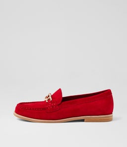 QUILT DJ RED SUEDE
