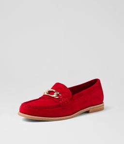 QUILT DJ RED SUEDE