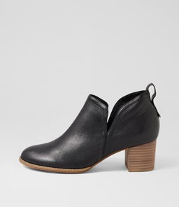 SEQUIN DJ BLACK NATURAL HEEL LEATHER