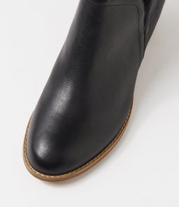 SEQUIN DJ BLACK NATURAL HEEL LEATHER