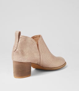 SEQUIN DJ PLATINO NATURAL HEEL CUT LEATHER