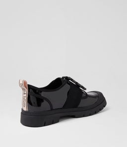 STAY DJ BLACK PATENT LEATHER