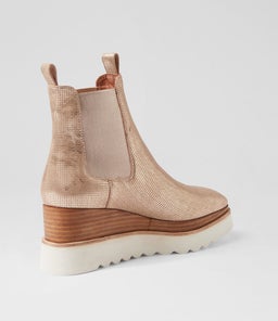 WINGATE DJ PLATINO NAT&WHITE CUT LEATHER SOLE