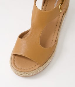 AYERS DJ DK TAN LEATHER