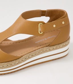 AYERS DJ DK TAN LEATHER