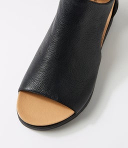 AMBATTO DJ BLACK BLACK SOLE LEATHER