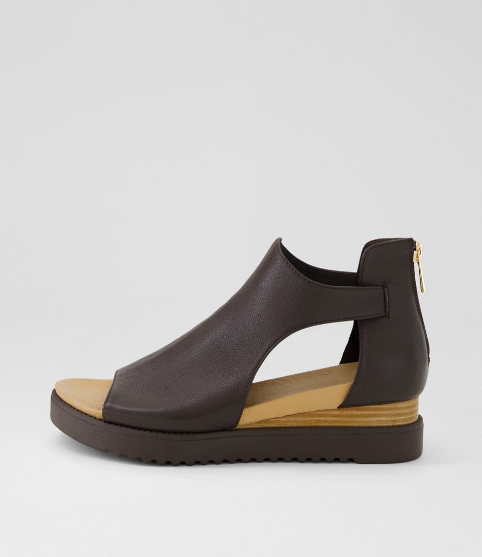 Ambatto Choc Leather Sandals Ambatto Choc Leather Sandals