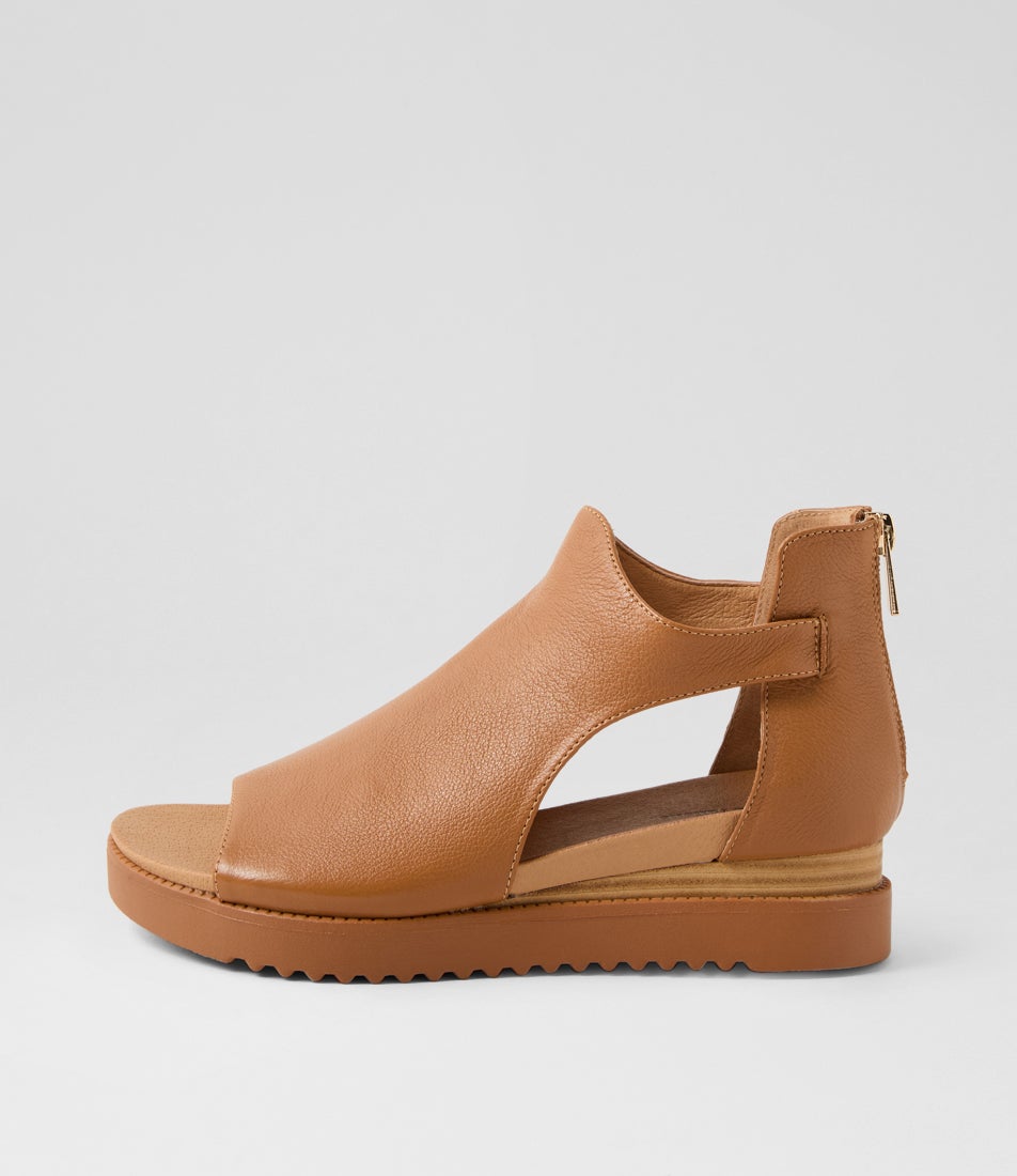 Ambatto Dark Tan Leather Sandals