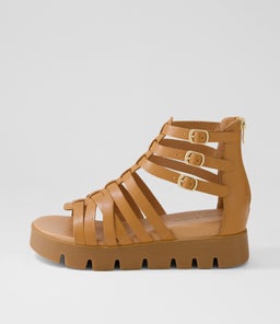 BRIANAT DJ DK TAN TAN SOLE LEATHER