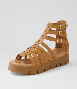 BRIANAT DJ DK TAN TAN SOLE LEATHER