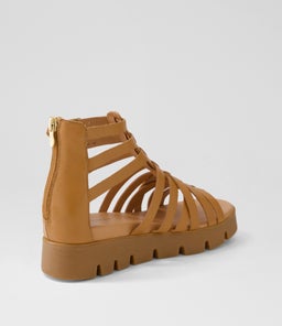 BRIANAT DJ DK TAN TAN SOLE LEATHER