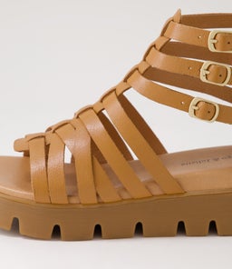 BRIANAT DJ DK TAN TAN SOLE LEATHER