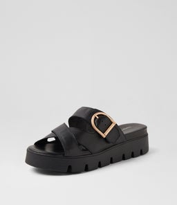 BONTIE DJ BLACK BLACK SOLE LEATHER
