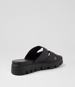BONTIE DJ BLACK BLACK SOLE LEATHER