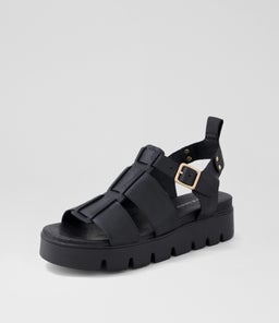 BRAMLEYS DJ BLACK BLACK SOLE LEATHER