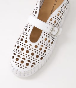 BANDA DJ WHITE WHITE SOLE LEATHER