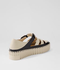 BAYTOWN DJ BLACK ALMOND PATENT LEATHER