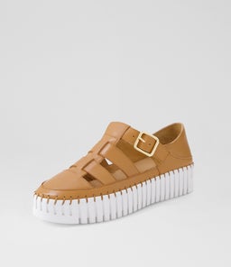BAYTOWN DJ DK TAN WHITE SOLE LEATHER