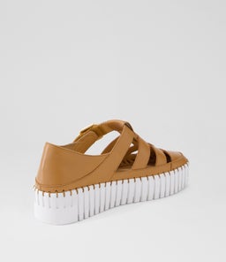 BAYTOWN DJ DK TAN WHITE SOLE LEATHER