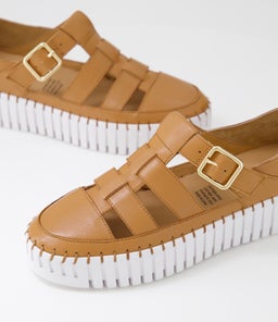 BAYTOWN DJ DK TAN WHITE SOLE LEATHER