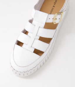 BAYTOWN DJ WHITE WHITE SOLE LEATHER
