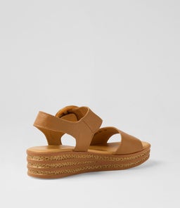CUBBIE DJ DK TAN LEATHER