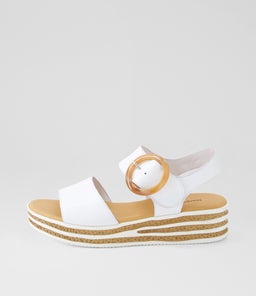 CUBBIE DJ WHITE LEATHER