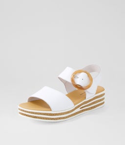 CUBBIE DJ WHITE LEATHER
