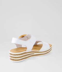 CUBBIE DJ WHITE LEATHER