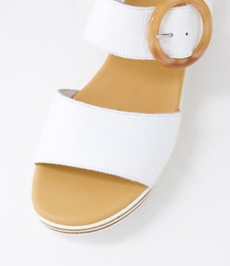 CUBBIE DJ WHITE LEATHER