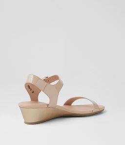 DEERA DJ CAFE GOLD HEEL PATENT LEATHER