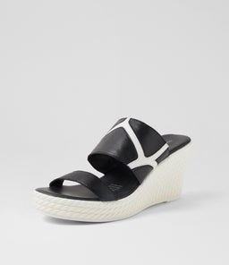 ELAH DJ BLACK WHITE LEATHER