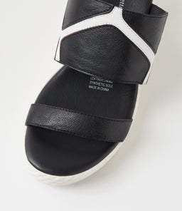 ELAH DJ BLACK WHITE LEATHER
