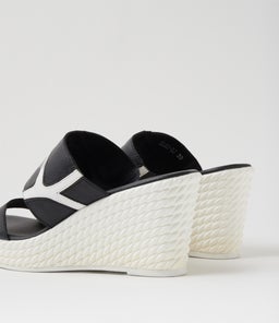 ELAH DJ BLACK WHITE LEATHER