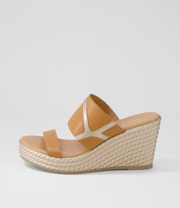 ELAH DJ DK TAN CHAMPAGNE LEATHER