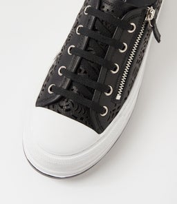 GAMS DJ BLACK WHITE SOLE LEATHER