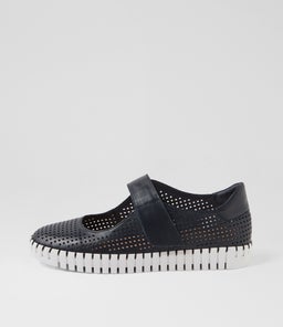 HAMPYS DJ NAVY WHITE SOLE LEATHER