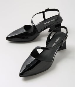 ILLERS DJ BLACK PATENT LEATHER
