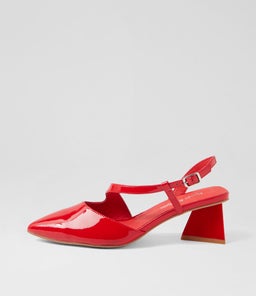 ILLERS DJ RED PATENT LEATHER