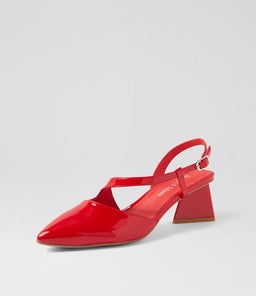 ILLERS DJ RED PATENT LEATHER