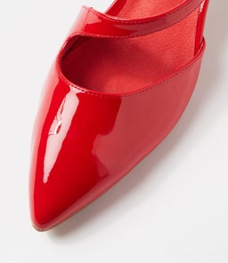 ILLERS DJ RED PATENT LEATHER
