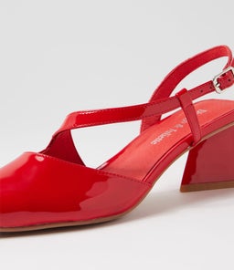 ILLERS DJ RED PATENT LEATHER