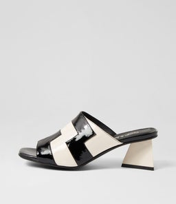 IBBYS DJ BLACK IVORY PATENT LEATHER