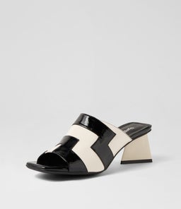 IBBYS DJ BLACK IVORY PATENT LEATHER