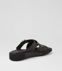 IPPESY DJ BLACK BLACK SOLE TUMBLE LEATHER