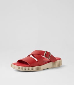 IPPESY DJ RED ALMOND SOLE TUMBLE LEATHER