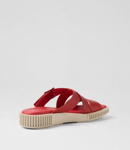 IPPESY DJ RED ALMOND SOLE TUMBLE LEATHER