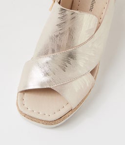 ILLIET DJ PALE GOLD SCRATCH LEATHER