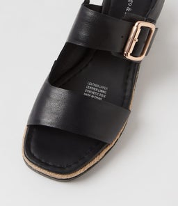 ISLING DJ BLACK LEATHER